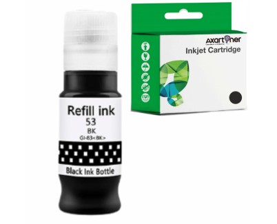 Compatible Canon GI53 Negro Botella de Tinta - GI-53BK / 4699C001 para Pixma G550, G650