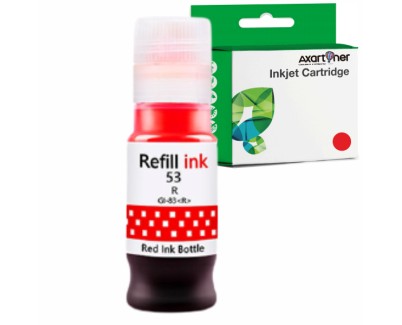 Compatible Canon GI53 Rojo Botella de Tinta - GI-53R / 4717C001 para Pixma G550, G650