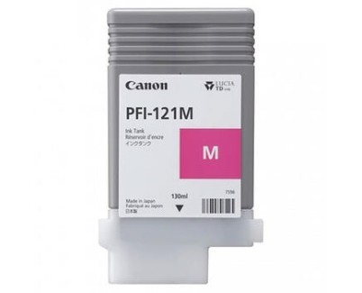 Original Canon PFI-121M Magenta Cartucho de Tinta 6267C001AA para Canon imagePROGRAF TM-255 / TM-350 / TM-355