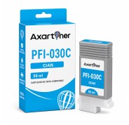 Compatible Canon PFI030 / PFI-030C Cyan Cartucho de Tinta 3490C001 para Canon imagePROGRAF TA-20 / TA-20 MFP L24 ei / TA-30 / TM-240 / TM-340