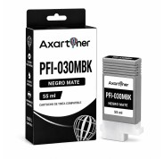 Compatible Canon PFI030 / PFI-030MBK Negro Mate Cartucho de Tinta 3488C001 para Canon imagePROGRAF TA-20 / TA-20 MFP L24 ei / TA-30 / TM-240 / TM-340