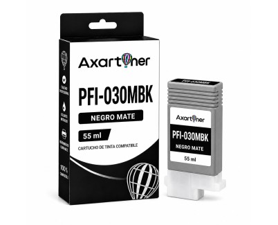 Compatible Canon PFI030 / PFI-030MBK Negro Mate Cartucho de Tinta 3488C001 para Canon imagePROGRAF TA-20 / TA-20 MFP L24 ei / TA-30 / TM-240 / TM-340