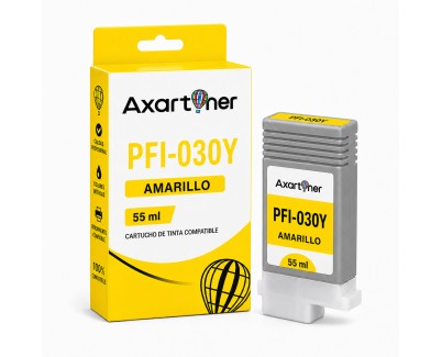 Compatible Canon PFI030 / PFI-030Y Amarillo Cartucho de Tinta 3492C001 para Canon imagePROGRAF TA-20 / TA-20 MFP L24 ei / TA-30 / TM-240 / TM-340