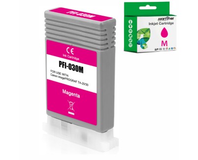 Compatible Canon PFI030 / PFI-030M Magenta Cartucho de Tinta 3491C001 para Canon imagePROGRAF TA-20 / TA-20 MFP L24 ei / TA-30