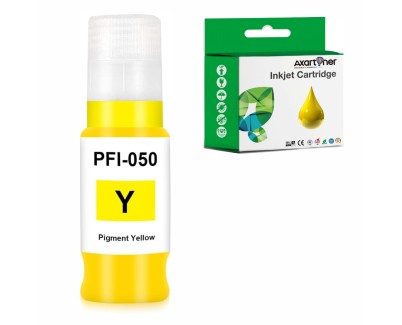 Compatible Canon PFI050 Amarillo Botella de Tinta Pigmentada PFI050Y / 5701C001 para Canon imagePROGRAF TC-20 / TC-20M / TC-21 / TC-21M
