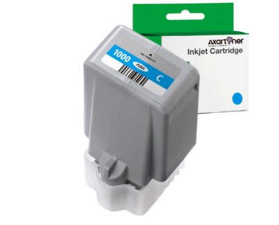 Compatible Canon PFI1000 Cyan Cartucho de Tinta Pigmentada PFI-1000C / 0547C001 para Canon imagePROGRAF Pro-1000