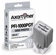 Compatible Canon PFI1000 Gris Photo Cartucho de Tinta Pigmentada PFI-1000PGY / 0553C001 para Canon imagePROGRAF Pro-1000