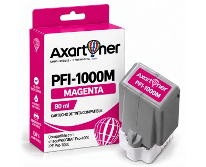 Compatible Canon PFI1000 Magenta Cartucho de Tinta Pigmentada PFI-1000M / 0548C001 para Canon imagePROGRAF Pro-1000