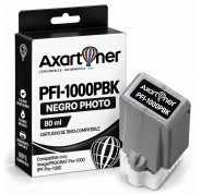 Compatible Canon PFI1000 Negro Photo Cartucho de Tinta Pigmentada PFI-1000PBK / 0546C001 para Canon imagePROGRAF Pro-1000