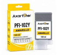 Compatible Canon PFI102 Amarillo Cartucho de Tinta 0898B001 PFI-102Y para imagePROGRAF iPF500 iPF510 iPF600 iPF605 iPF610 iPF610 Plus iPF650 iPF655 iPF700 iPF710 iPF720 iPF750 iPF755 iPF760