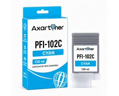 Compatible Canon PFI102 Cyan Cartucho de Tinta 0896B001 PFI-102C para imagePROGRAF iPF500 iPF510 iPF600 iPF605 iPF610 iPF610 Plus iPF650 iPF655 iPF700 iPF710 iPF720 iPF750 iPF755 iPF760