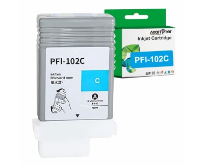 Compatible Canon PFI102 Cyan Cartucho de Tinta 0896B001 PFI-102C para imagePROGRAF iPF500 iPF510 iPF600 iPF605 iPF610 iPF610 Plus iPF650 iPF655 iPF700 iPF710 iPF720 iPF750 iPF755 iPF760
