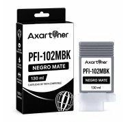 Compatible Canon PFI102 Negro Mate Cartucho de Tinta Pigmentada 0894B001 PFI-102MBK para imagePROGRAF iPF500 iPF510 iPF600 iPF605 iPF610 iPF610 Plus iPF650 iPF655 iPF700 iPF710 iPF720 iPF750 iPF755 iPF760
