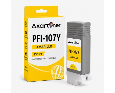 Compatible Canon PFI107 Amarillo Cartucho de Tinta PFI-107Y / 6708B001 para imagePROGRAF iPF 670 680 685 770 780 785