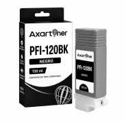 Compatible Canon PFI120 / PFI-120BK Negro Cartucho de Tinta Pigmentada 2885C001 para ImagePrograf TM-200, TM-205, TM-255, TM-300, TM-305, TM-350, TM-355