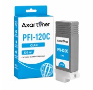 Compatible Canon PFI120 / PFI-120C Cyan Cartucho de Tinta Pigmentada 2886C001 para ImagePrograf TM-200, TM-205, TM-255, TM-300, TM-305, TM-350, TM-355