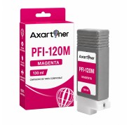 Compatible Canon PFI120 / PFI-120M Magenta Cartucho de Tinta Pigmentada 2887C001 para ImagePrograf TM-200, TM-205, TM-300, TM-305