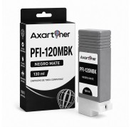 Compatible Canon PFI120 / PFI-120MBK Negro Mate Cartucho de Tinta Pigmentada 2884C001 para ImagePrograf TM-200, TM-205, TM-255, TM-300, TM-305, TM-350, TM-355