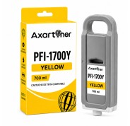Compatible Canon PFI1700 / PFI1300 / PFI1100 Amarillo Cartucho de Tinta Pigmentada 0778C001 para imagePROGRAF iPF PRO-2000 PRO-2100 PRO-4000 PRO-4000S PRO-4100 PRO-4100S PRO-6000 PRO-6000S PRO-6100 PRO-6100S