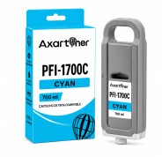 Compatible Canon PFI1700 / PFI1300 / PFI1100 Cyan Cartucho de Tinta Pigmentada 0776C001 para imagePROGRAF iPF PRO-2000 PRO-2100 PRO-4000 PRO-4000S PRO-4100 PRO-4100S PRO-6000 PRO-6000S PRO-6100 PRO-6100S