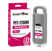 Compatible Canon PFI1700 / PFI1300 / PFI1100 Magenta Cartucho de Tinta Pigmentada 0777C001 para imagePROGRAF iPF PRO-2000 PRO-2100 PRO-4000 PRO-4000S PRO-4100 PRO-4100S PRO-6000 PRO-6000S PRO-6100 PRO-6100S