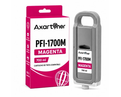 Compatible Canon PFI1700 / PFI1300 / PFI1100 Magenta Cartucho de Tinta Pigmentada 0777C001 para imagePROGRAF iPF PRO-2000 PRO-2100 PRO-4000 PRO-4000S PRO-4100 PRO-4100S PRO-6000 PRO-6000S PRO-6100 PRO-6100S