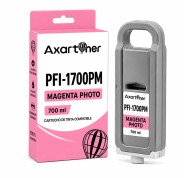 Compatible Canon PFI1700 / PFI1300 / PFI1100 Magenta Photo Cartucho de Tinta Pigmentada 0780C001 para imagePROGRAF iPF PRO-2000 PRO-2100 PRO-4000 PRO-4000S PRO-4100 PRO-4100S PRO-6000 PRO-6000S PRO-6100 PRO-6100S