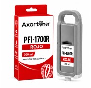 Compatible Canon PFI1700 / PFI1300 / PFI1100 Rojo Cartucho de Tinta Pigmentada 0783C001 para imagePROGRAF iPF PRO-2000 PRO-2100 PRO-4000 PRO-4000S PRO-4100 PRO-4100S PRO-6000 PRO-6000S PRO-6100 PRO-6100S