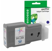 Compatible Canon PFI206 Azul Cartucho de Tinta Pigmentada PFI-206B / 5311B001 para Canon imagePROGRAF IPF 6400, IPF 6450