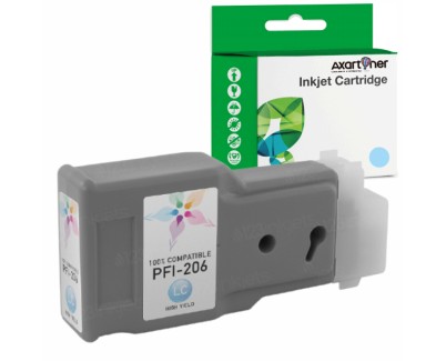 Compatible Canon PFI206 Cyan Photo Cartucho de Tinta Pigmentada PFI-206PC / 5307B001 para Canon imagePROGRAF IPF 6400, IPF 6450