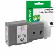 Compatible Canon PFI206 Negro Cartucho de Tinta Pigmentada PFI-206BK / 5303B001 para Canon imagePROGRAF IPF 6400, IPF 6450