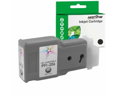 Compatible Canon PFI206 Negro Cartucho de Tinta Pigmentada PFI-206BK / 5303B001 para Canon imagePROGRAF IPF 6400, IPF 6450