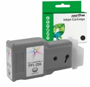 Compatible Canon PFI206 Negro Mate Cartucho de Tinta Pigmentada PFI-206MBK / 5302B001 para Canon imagePROGRAF IPF 6400, IPF 6450