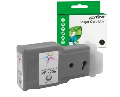 Compatible Canon PFI206 Negro Mate Cartucho de Tinta Pigmentada PFI-206MBK / 5302B001 para Canon imagePROGRAF IPF 6400, IPF 6450