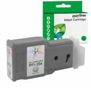 Compatible Canon PFI206 Verde Cartucho de Tinta Pigmentada PFI-206G / 5310B001 para Canon imagePROGRAF IPF 6400, IPF 6450