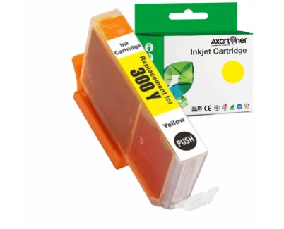 Compatible Canon PFI300 Amarillo Cartucho de Tinta Pigmentada 4196C001 / PFI300Y para Canon imagePROGRAF Pro-300