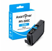 Compatible Canon PFI300 Cyan Cartucho de Tinta Pigmentada 4194C001 / PFI300C para Canon imagePROGRAF Pro-300