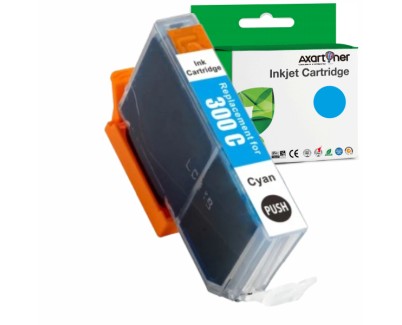 Compatible Canon PFI300 Cyan Cartucho de Tinta Pigmentada 4194C001 / PFI300C para Canon imagePROGRAF Pro-300