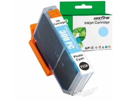 Compatible Canon PFI300 Cyan Photo Cartucho de Tinta Pigmentada 4197C001 / PFI300PC para Canon imagePROGRAF Pro-300