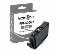 Compatible Canon PFI300 Gris Cartucho de Tinta Pigmentada 4200C001 / PFI300GY para Canon imagePROGRAF Pro-300