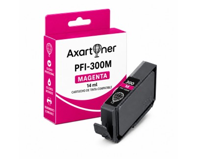 Compatible Canon PFI300 Magenta Cartucho de Tinta Pigmentada 4195C001 / PFI300M para Canon imagePROGRAF Pro-300