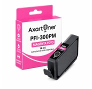 Compatible Canon PFI300 Magenta Photo Cartucho de Tinta Pigmentada 4198C001 / PFI300PM para Canon imagePROGRAF Pro-300
