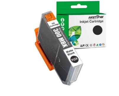 Compatible Canon PFI300 Negro Mate Cartucho de Tinta Pigmentada 4192C001 / PFI300MBK para Canon imagePROGRAF Pro-300