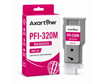 Compatible Canon PFI320 Magenta Cartucho de Tinta Pigmentada 2892C001 / PFI-320M para imagePROGRAF GP200, GP300, TM200, TM205, TM300, TM305, TM350, TM355