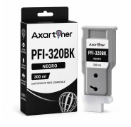 Compatible Canon PFI320 Negro Cartucho de Tinta Pigmentada 2890C001 / PFI-320BK para imagePROGRAF GP200, GP300, TM200, TM205, TM300, TM305, TM350, TM355