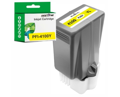 Compatible Canon PFI4100 Amarillo Cartucho de Tinta Pigmentada PFI-4100Y / 6780C001 para imagePROGRAF Pro-1100 / iPF Pro1100