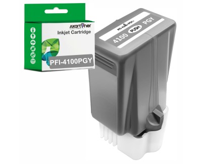 Compatible Canon PFI4100 Gris Photo Cartucho de Tinta Pigmentada PFI-4100PGY / 6784C001 para imagePROGRAF Pro-1100 / iPF Pro1100