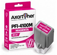 Compatible Canon PFI4100 Magenta Cartucho de Tinta Pigmentada PFI-4100M / 6779C001 para imagePROGRAF Pro-1100 / iPF Pro1100