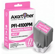 Compatible Canon PFI4100 Magenta Photo Cartucho de Tinta Pigmentada PFI-4100PM / 6782C001 para imagePROGRAF Pro-1100 / iPF Pro1100