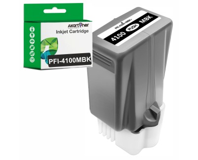 Compatible Canon PFI4100 Negro Mate Cartucho de Tinta Pigmentada PFI-4100MBK / 6776C001 para imagePROGRAF Pro-1100 / iPF Pro1100